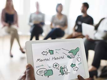 mental health care sketch diagram